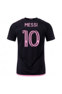 Inter Miami Lionel Messi #10 Fotballdrakt Borte Klær 2023-24 Korte ermer